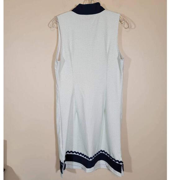 Simply Southern Women's Striped Dress Sleeveless Pullover Green Blue Size Small - Picture 6 of 6
